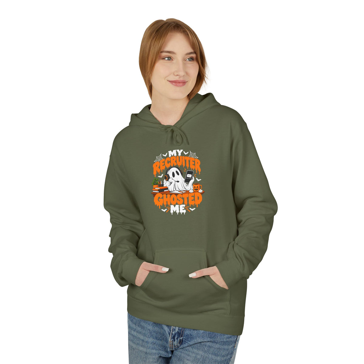 My recruiter ghosted me Unisex Midweight Softstyle Fleece Hoodie