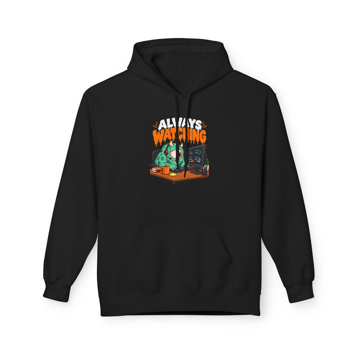 Always Watching Unisex Midweight Softstyle Fleece Hoodie
