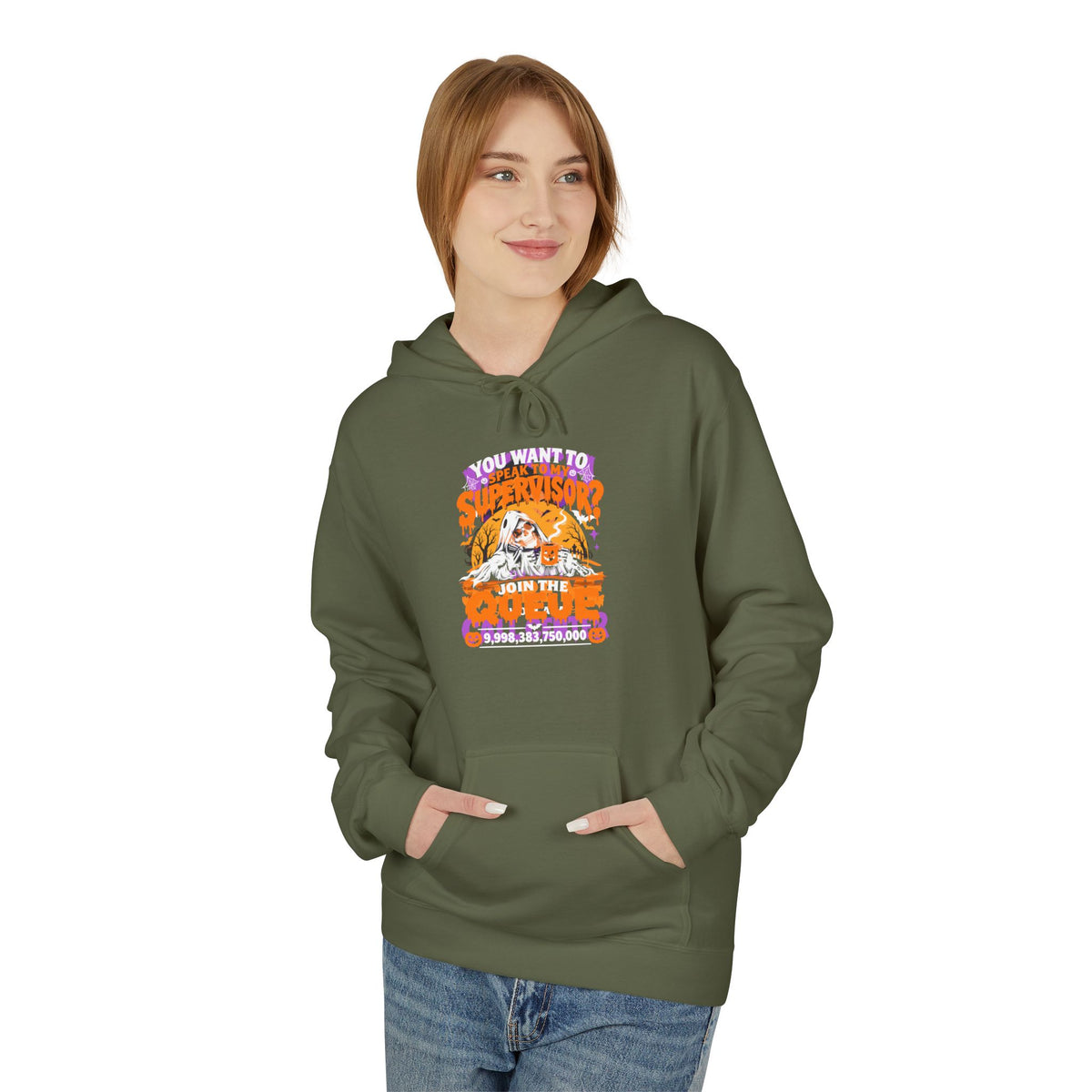You want to speak to my supervisor Unisex Midweight Softstyle Fleece Hoodie