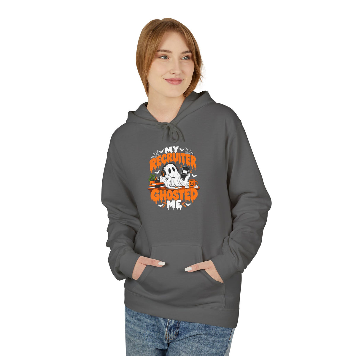 My recruiter ghosted me Unisex Midweight Softstyle Fleece Hoodie
