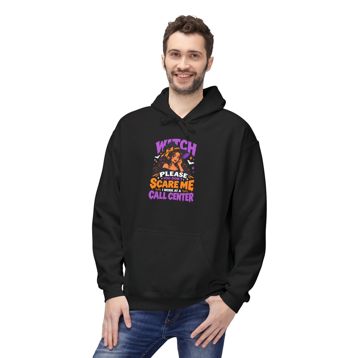 Witch Please You Don't Scar me Unisex Midweight Softstyle Fleece Hoodie