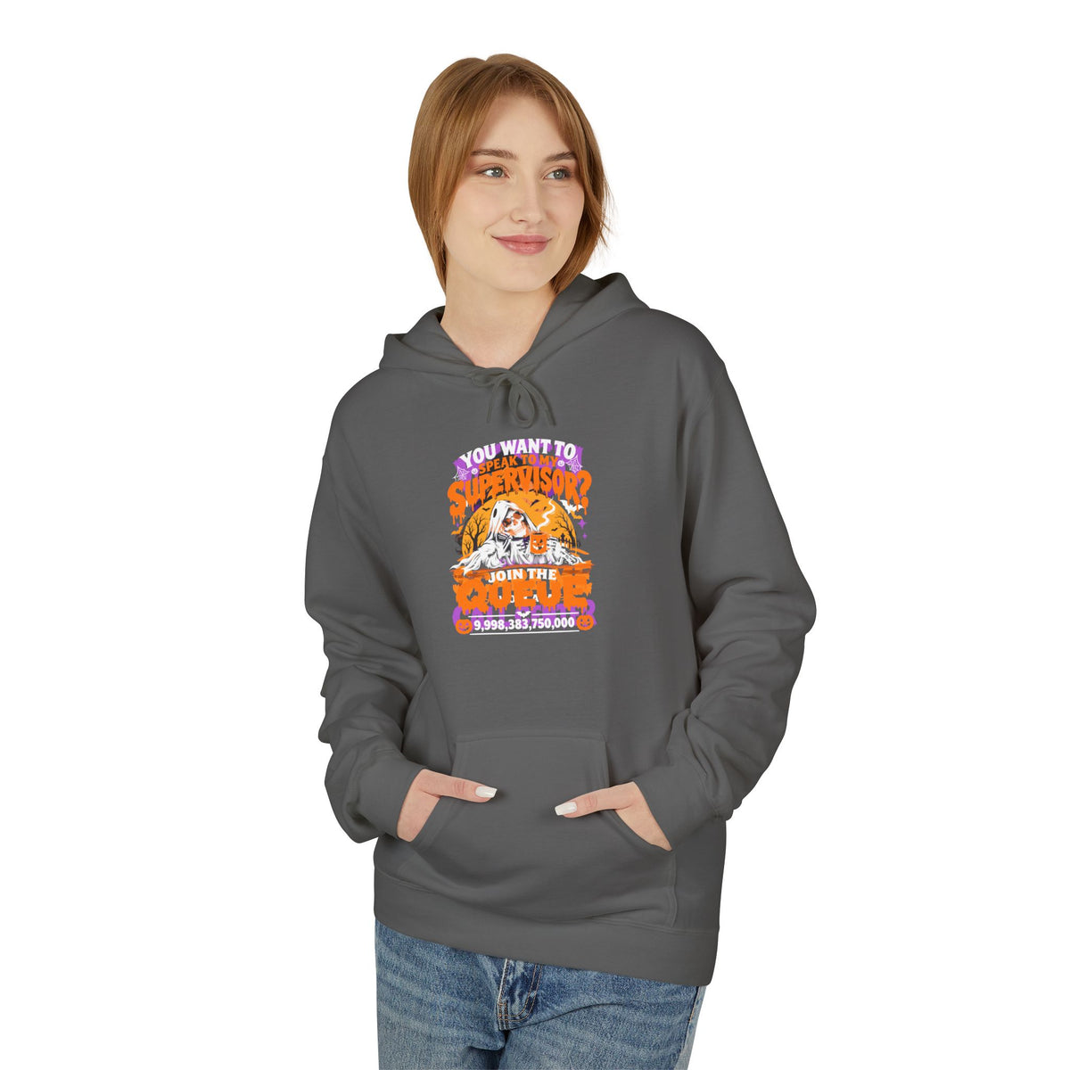 You want to speak to my supervisor Unisex Midweight Softstyle Fleece Hoodie
