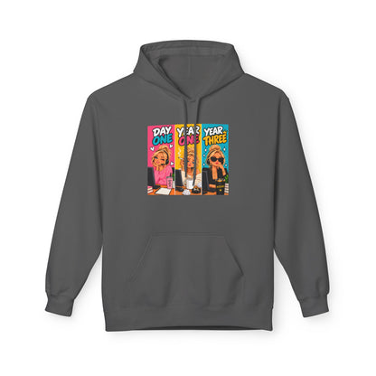 Day One Year One Year Three Unisex Midweight Softstyle Fleece Hoodie
