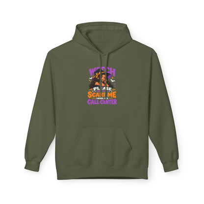 Witch Please You Don't Scar me Unisex Midweight Softstyle Fleece Hoodie