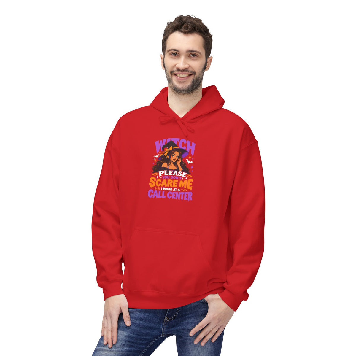Witch Please You Don't Scar me Unisex Midweight Softstyle Fleece Hoodie