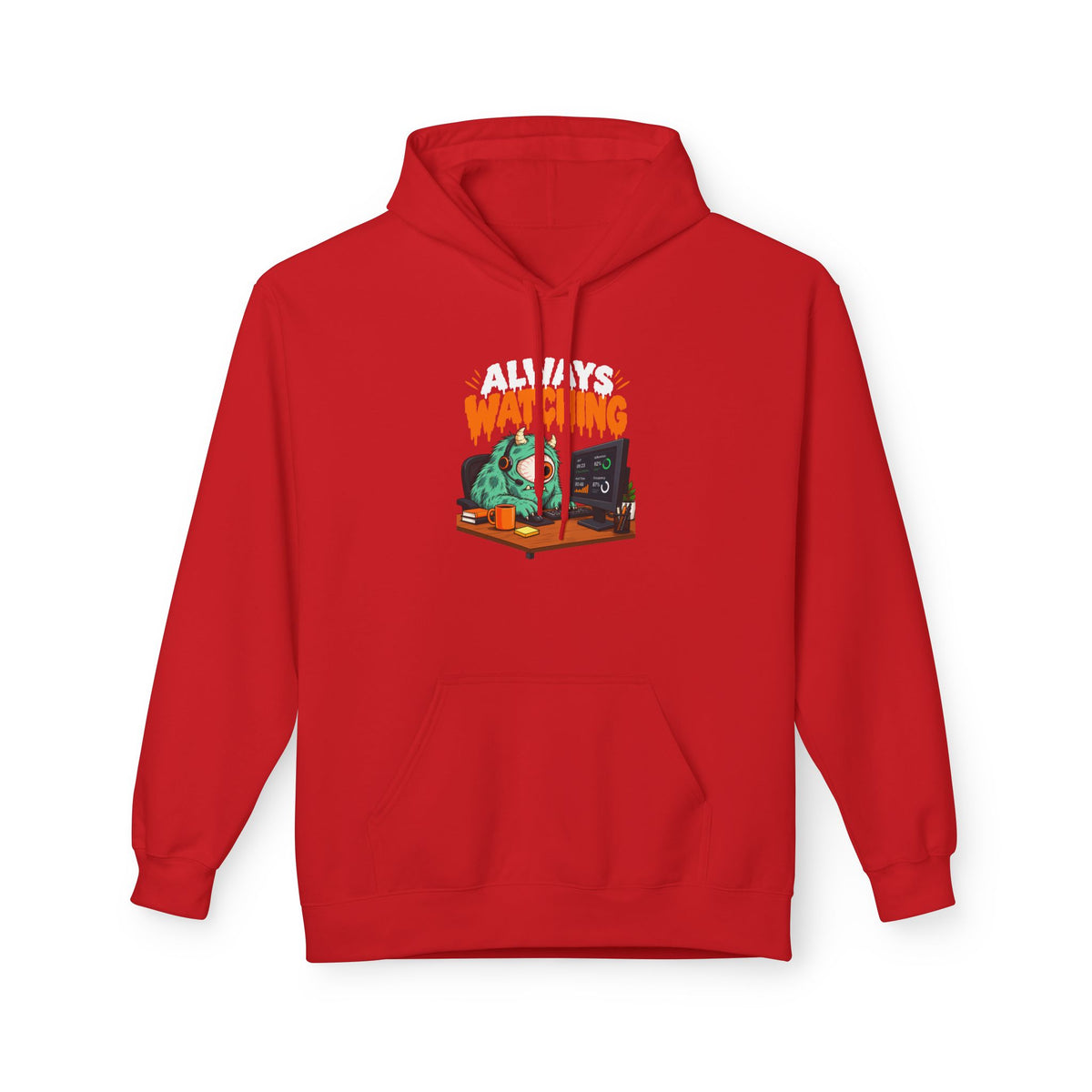Always Watching Unisex Midweight Softstyle Fleece Hoodie