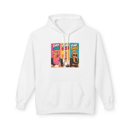 Day One Year One Year Three Unisex Midweight Softstyle Fleece Hoodie