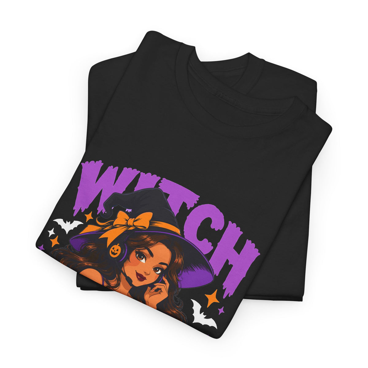 Witch Please You Don't Scar me Halloween Call Center T-Shirt