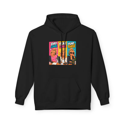 Day One Year One Year Three Unisex Midweight Softstyle Fleece Hoodie