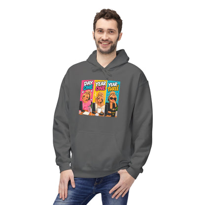 Day One Year One Year Three Unisex Midweight Softstyle Fleece Hoodie