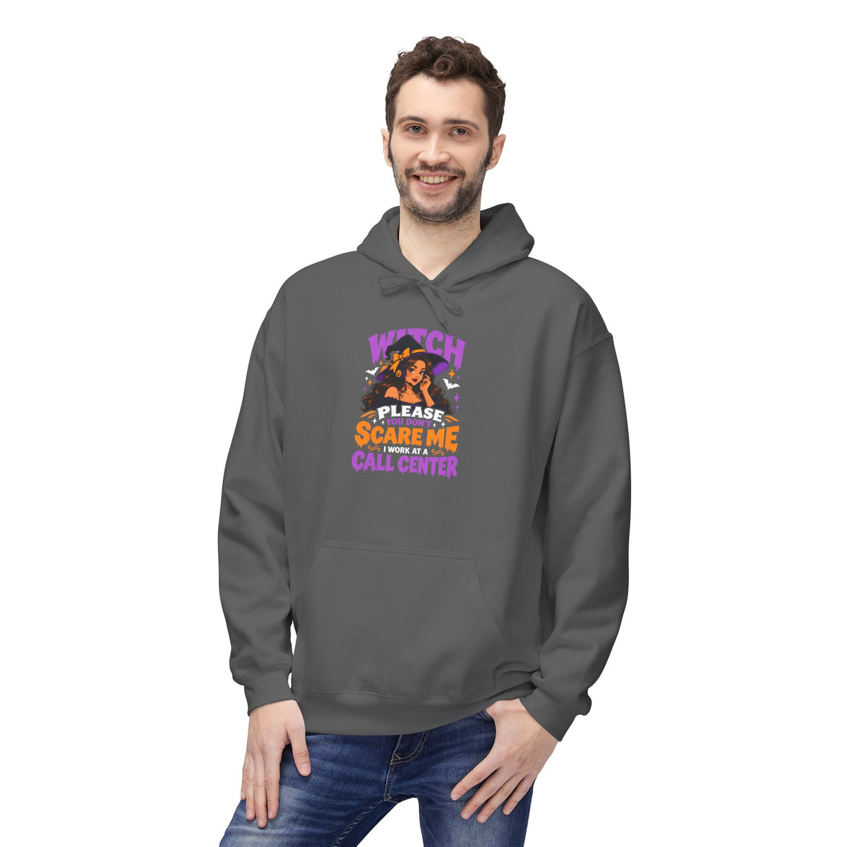 Witch Please You Don't Scar me Unisex Midweight Softstyle Fleece Hoodie