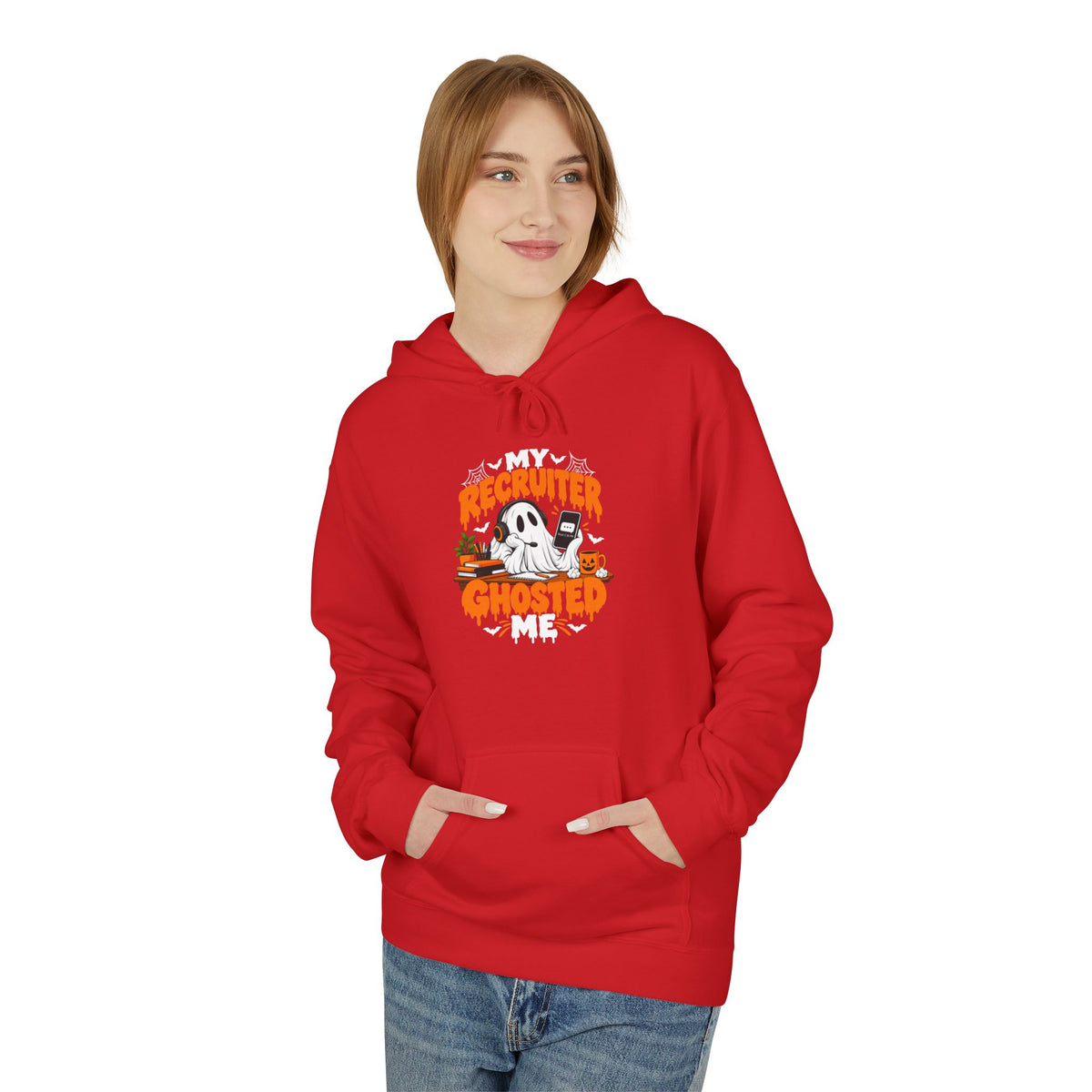 My recruiter ghosted me Unisex Midweight Softstyle Fleece Hoodie